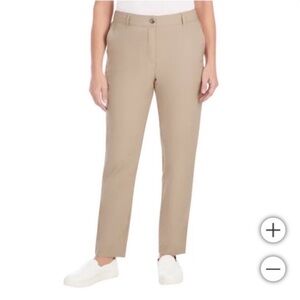 🤎Sz 10: Dalia Stretch Woven Pant Tan